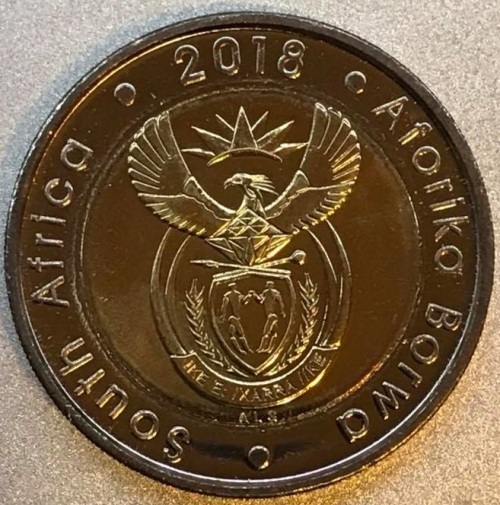 2018 100 years for Mandela R5 coin